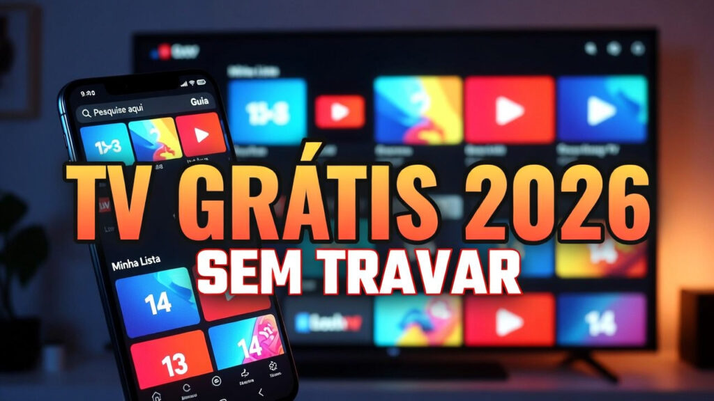 melhor app para assistir tv grátis 2026 sem travar